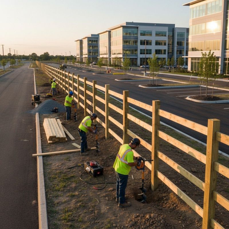 Board Fence Installation