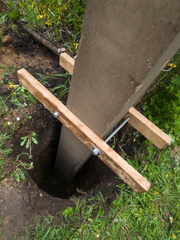 Concrete Set Posts